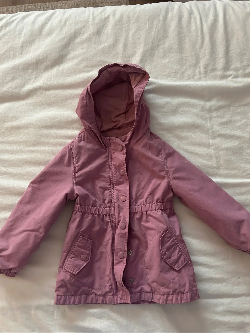 Old Navy Mauve Hooded Girls' Lightweight Jacket
